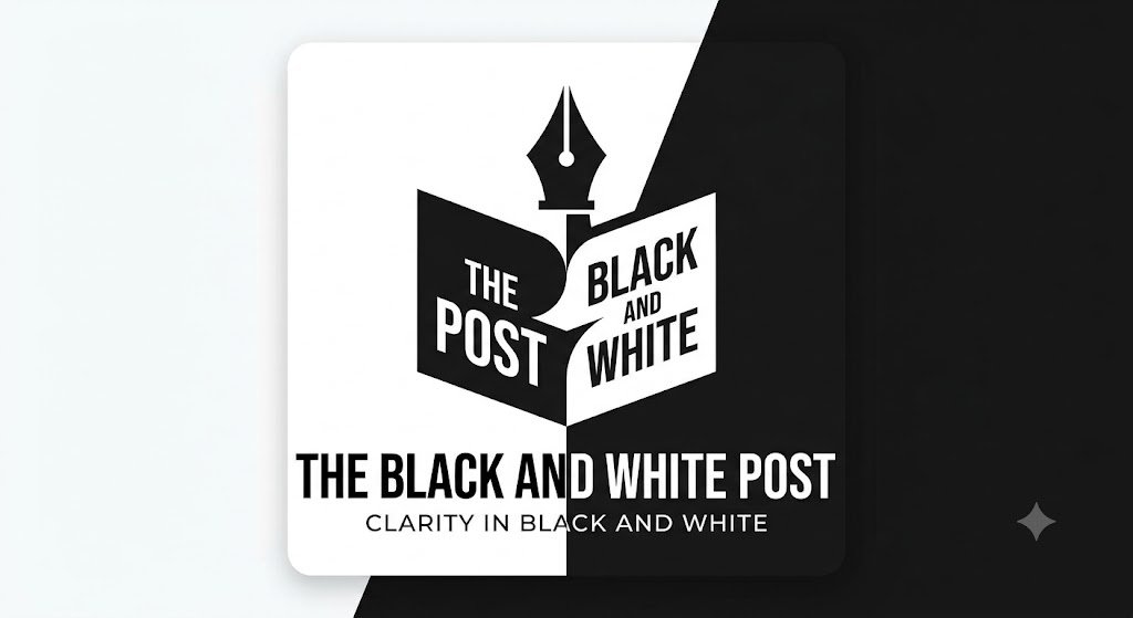 THE BLACK AND WHITE POST  Logo